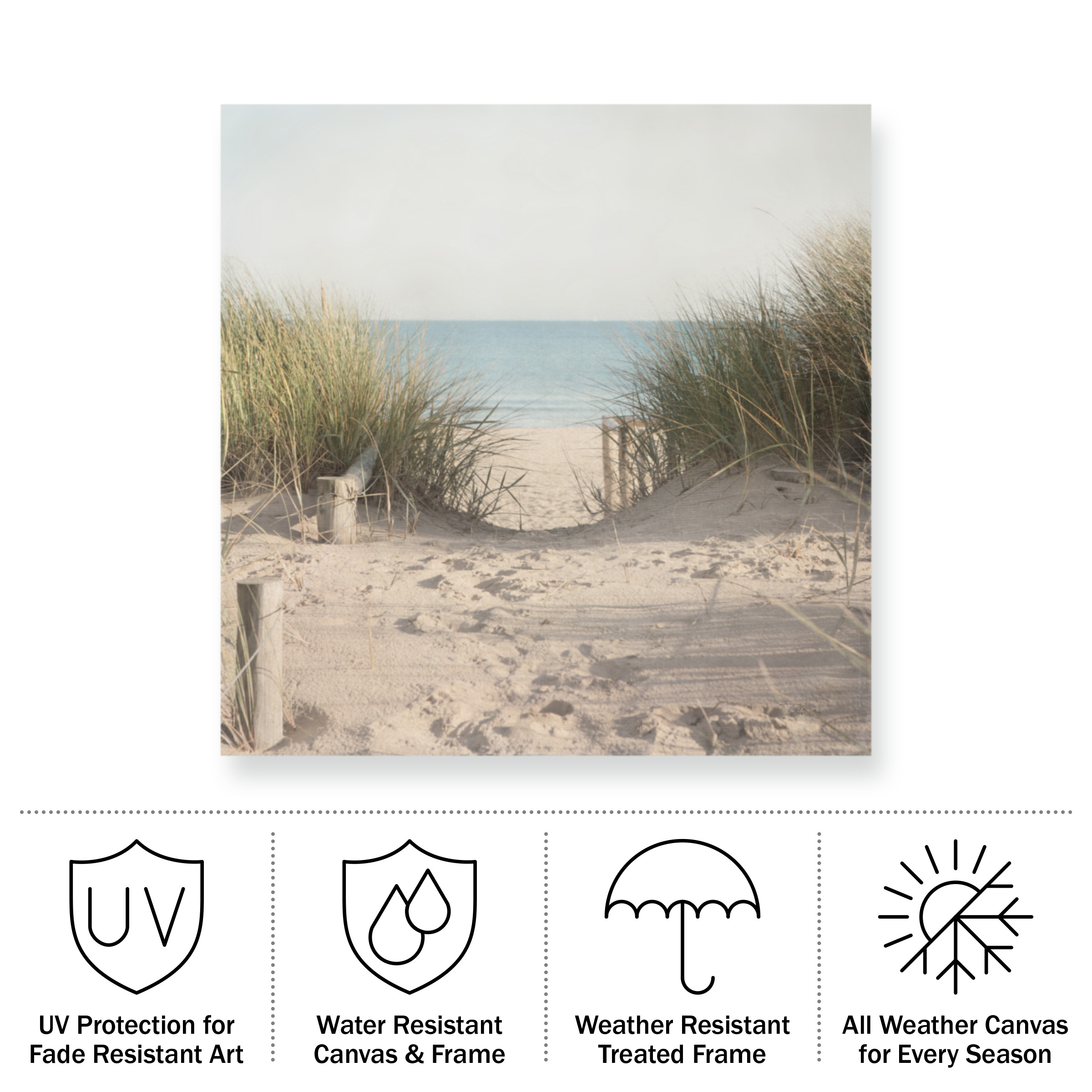 Pela Studio 'Beach Grasses' Outdoor All-Weather Wall Decor