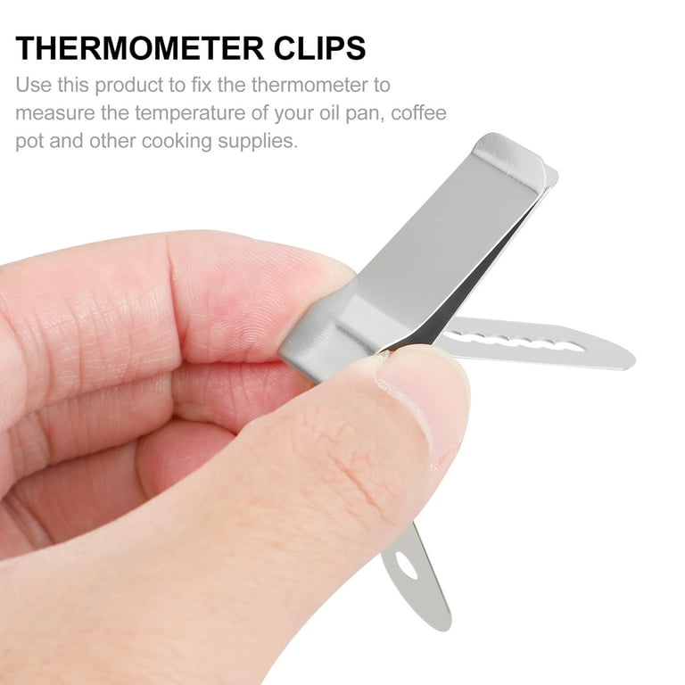 4pcs BBQ Thermometer Probe Clip Holder