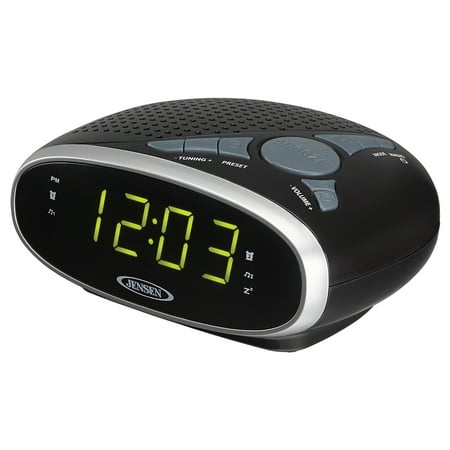 Jensen JCR-175 AM/FM Alarm Clock Radio - Walmart.com