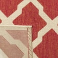 thumbnail image 4 of Safavieh Linden Gamal Geometric Indoor/Outdoor Area Rug, Red/Creme, 8' x 10', 4 of 8