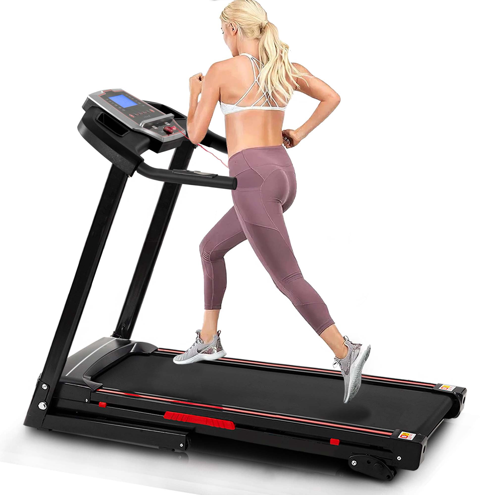 Aukfa AK-SF02-009 Folding Treadmill with Incline 330 lb Weight Capacity 8.5 mph Speed