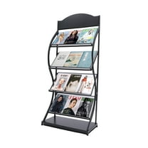Wildnix Large Capacity Magazine Display Stand-Holds Up to 16 Magazines per Tier, Stable and Stylish Design