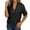 Black, variant on Ediodpoh Womens Cardigan Solid Casual Mid Sleeve Hollowed Out Knitted Cardigan Pure Color Top Black XXL