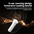 thumbnail image 3 of True Wireless Earbuds Wireless Earbuds Bluetooth Earphone Touch Screen Control Active Noise Reduction in Ear Headphone Bulit in Mic,Ivory white, 3 of 11