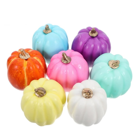 NUOLUX 7Ud Calabazas Artificiales De Espuma Con Detalle Exquisito Para De Casa Y