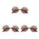 thumbnail image 5 of Gafas de sol de diseño especial Soidarity Sun Estilo novedoso para mujer Dorado rosa, 5 of 6