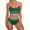 Dark Green, variant on Women Bathing Suits 2 Piece Women High Cut Bikini Sets String Sexy Swimsuit Two Piece Underwire Bathing Suit Cheeky Cut Out Cute Swimwear(Black,XL)