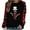 Black A, variant on IROINNID Christmas Shirts for Women Classic Crewneck Plaid Pullover New Year Print Long Sleeve Blouse Tops,Black