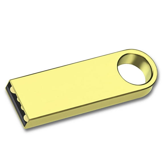 USB 3.0 Flash Drive Mobile Phone PC Disk Storage Memory Photo Music Film Backup Stick for Laptop Computer, Gold, 2G