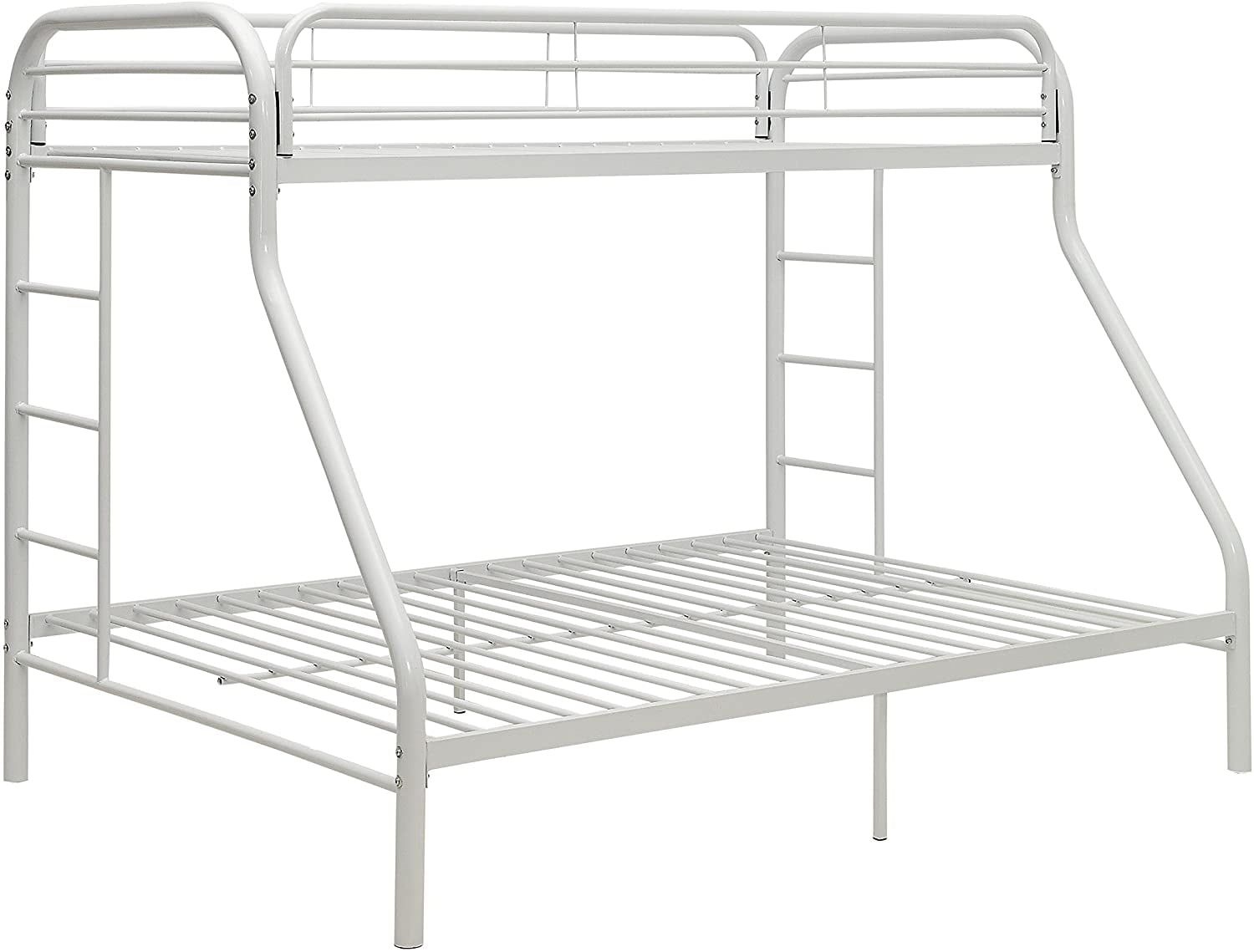 white twin over queen bunk bed