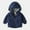 Deep blue, variant on URMAGIC Toddler Boys Girls Waterproof Hooded Jackets Cotton Lined Rain Jackets 3-4 Years