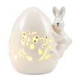 thumbnail image 2 of Weloille Ceramic Rabbit Night Light 1 Piece, Cute Bedroom Creative Hollow Night Light, Soft Glow for Relaxing Sleep Environment, 2 of 5