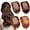 Elliptical four piece set 2, variant on New flat retro elegant oval hair clip with a back of the head disc and a curved arc-shaped design, featuring a shark clip for girls' hair accessories and headwear