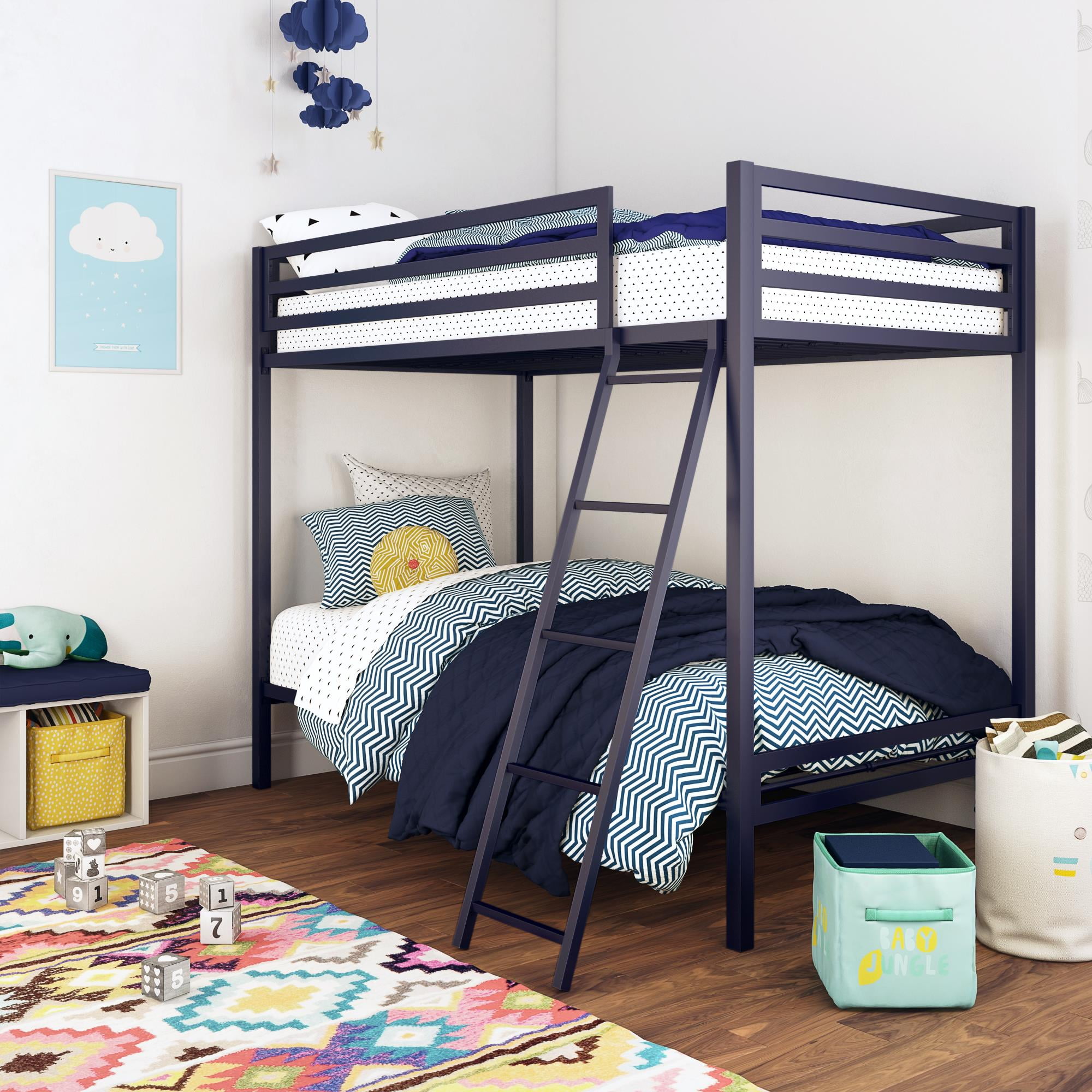 Mainstays Premium Metal Twin Over, Mainstays Twin Wood Bunk Bed