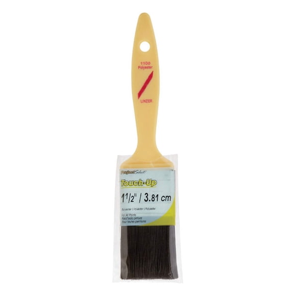 Pincel Linzer de poliéster plano para todas las pinturas, 3,8 cm