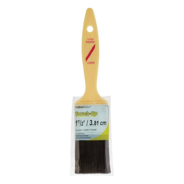 Pincel Linzer de poliéster plano para todas las pinturas, 3,8 cm