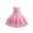 Light Pink*, variant on RUTAYY Children Girls Dress Solid Color Sleeveless Flower Princess Dress Catwalk Performance Trendy Vibrant Dresses