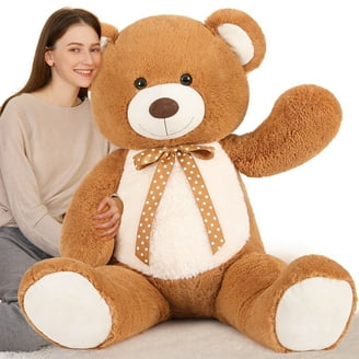 MorisMos Jumbo Huge Fluffy Giant Teddy Bear 51'' Soft Stuffed