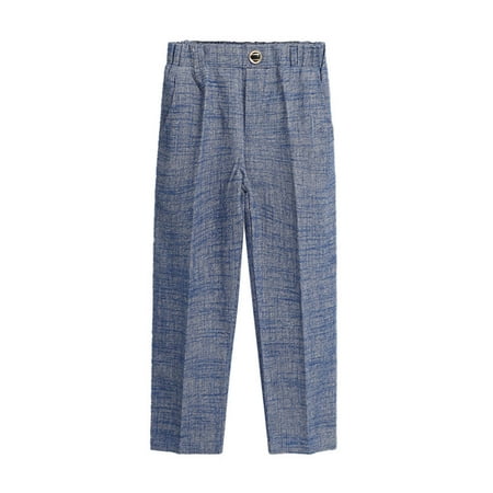 

Awdenio Baby Kids Sweatpants Clearance Toddler Kids Big Boy Fashion Cute Solid Color Stripe Casual School Uniform Suit Pants Trousers