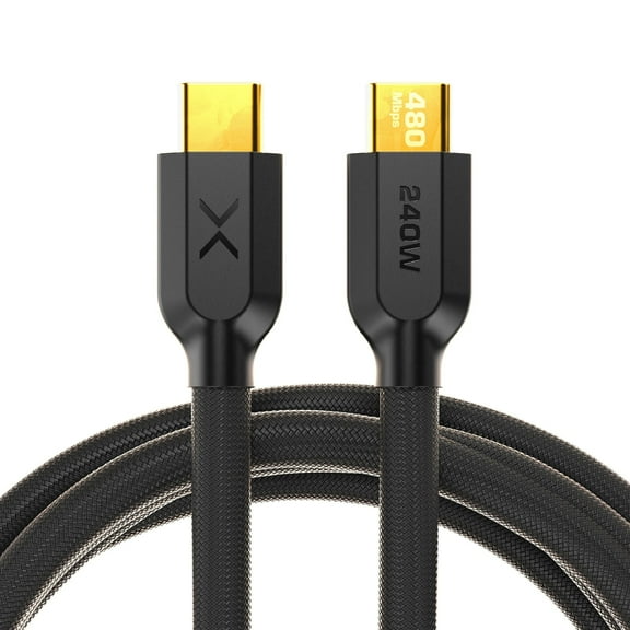 NOCO XGrid XC2: 240W USB-C to USB-C Cable – Type C Fast Charging Cord – USB-IF Certified, E-Marker Chip, 480Mbps Data – 6-Foot