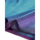thumbnail image 5 of Blusa de fiesta para mujer de talla grande Agnes Orinda, transparente de malla holográfica, 2X, negra y morada, 5 of 6