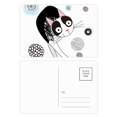 thumbnail image 1 of Animal Cartoon Cute gato delgado Set cumpleaños gracias tarjeta postal correo lado 20pcs, 1 of 3
