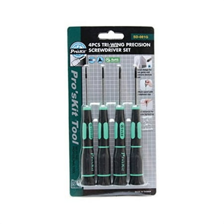 Eclipse Precision Screwdriver - eclipse tools sd-081g pro's kit tri-wing precision screwdriver set with 4 pieces