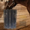 thumbnail image 1 of Cepillo rascador para ganado Kit de aseo para caballos Rascador para vacas Cerdos Ovejas Negro, 1 of 8