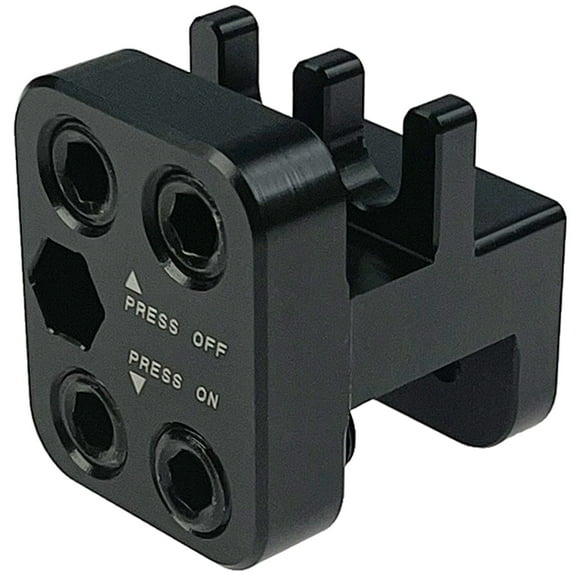 Heavy Duty Aluminum Master Link Press Tool for 520/525/530 Clip-Style Chains - Motorcycle & ATV Chain Installation Tool