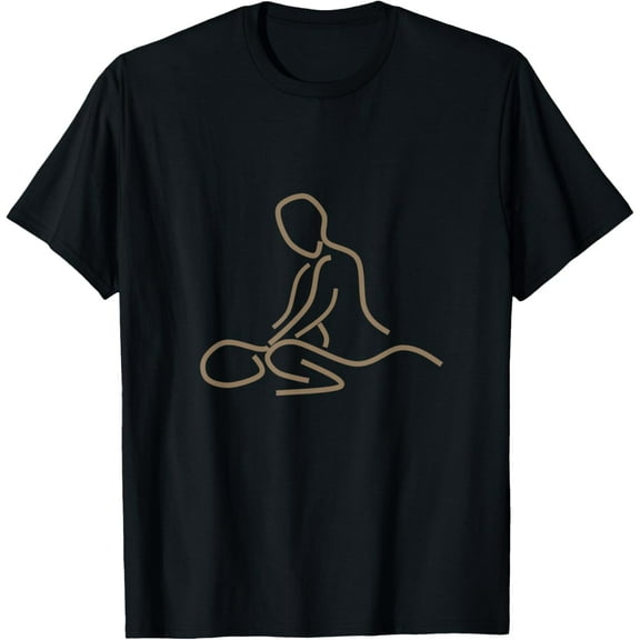 Massage T-Shirt men and women can wear, black, white, gifts