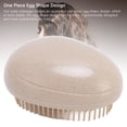 thumbnail image 4 of Plastic Egg Shape Hair Brush Knot Proof Massage Comb for Home Office, 4 of 7