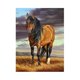 thumbnail image 1 of Pintura decorativa de pared con efecto hogareño personalizada, juego de pintura de diamantes 5D Diy con diseño de caballo y animales, 12 x 16 pulgadas, 1 of 5
