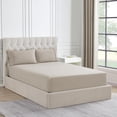thumbnail image 1 of Sábana bajera ajustable de franela Sweet Home Collection Twin Beige, 1 of 3