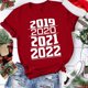thumbnail image 4 of Blusa de mujer Navidad Impreso Casual Moda Todo-fósforo Camiseta de manga corta Tops Fridja gope820, 4 of 7