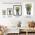 thumbnail image 3 of Gardening is in my Genes Bouquet Cutoff Jeans Vase Watercolour Painting Orange Pink Spring Flower Blooms Extra Large XL Wall Art Poster Print, 3 of 5