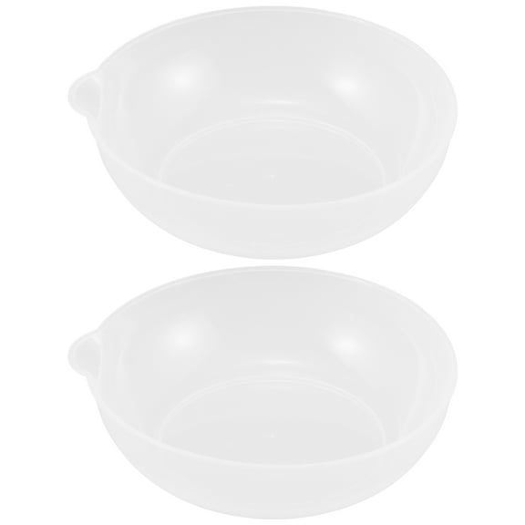 LEXSOMEO 4Pcs Weighing Pan Weighing Cup Electronic Scale Pan Kitchen Scale Tray Digital Scale Pan Food Weighing Bowl Transparent Food Tray Food Scale Bowl Plastic With Scale Kitchen Supplies