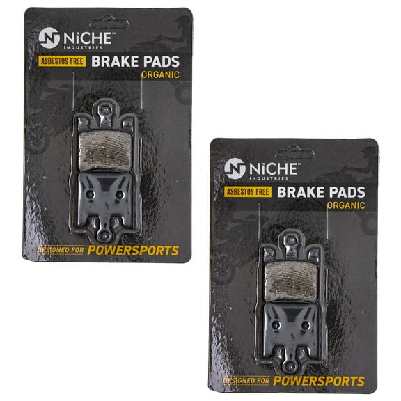 Niche Front Brake Pad Set for Kawasaki Ninja ZX6R Organic Motorcycle 2 Pack 519-KPA2522D