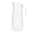 thumbnail image 1 of Botella de jugo transparente acrílica de 1,6 l, recipiente para hervidor de agua, jarra de jugo helada con tapa para Bar Home1.6L, 1 of 8
