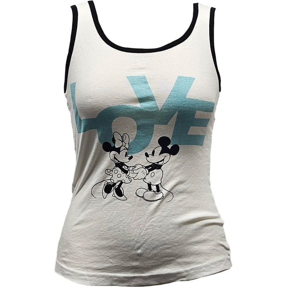 Disney Mickey and Minnie Love Junior Ladies Tank Top