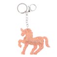 thumbnail image 2 of Llavero con Gancho de Aleación Colgante de Esponjosas Animales de Lentejuelas para mujer Chica caballo, 2 of 8