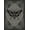 Black Gray, Pattern 3, variant on ODIKA 2'x3' Washable Accent Rug Gothic Goth Abstract Vintage Academia Traction Synthetic Boho Flowing Dynamic for Bedroom, Nursery, RV, Pet Friendly, Bedside Mat
