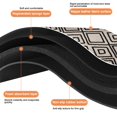 thumbnail image 3 of Luxury Meets Comfort with our Non-Slip 20x32in Tribal Style Bath Rug Runner - Soft Microfiber Bathroom Rugs, Machine-Washable for Tub and Shower. Experience Ultimate Comfort!, 3 of 5