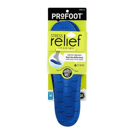 Profoot Stress Relief Insole, Men 8 to 13, 1 Pair, 6 Pack