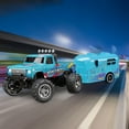 thumbnail image 4 of Steadline All Terrain Remote Control Truck - 2.4Ghz RC Vehicle With 3 Speed Settings And LED Lights For Outdoor Adventure And Playtime With Durable Metal Body And USB Rechargeable Battery, 4 of 5