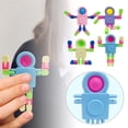 thumbnail image 2 of Juguetes sensoriales, robot transformable con cadena, juguete para los dedos, regalos para bolsas de sorpresas, cumpleaños, San Valentín, para niños, para el aula., 2 of 7