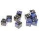 thumbnail image 1 of Juego de 10 dados de seis caras de colores surtidos para juegos de rol y juegos de mesa. Azul negro, 1 of 6