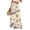 Beige, variant on WTOBBY Women's Casual Halloween Print Elastic Waist Drawstring Pockets Wide Leg Straight Trousers, Seasonal Novelty Comfort Pants,Beige L