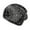Black, variant on Baseball Caps Men's and Women's Cashew Flower Head Hat and Bib Set Three-Purpose Hat White