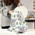 thumbnail image 6 of Dreamtimes Cute Koala Kitchen Dish Towels 6 Piece,Absorbent Soft Dishcloths Towels Reusable Hand Towels Quick Drying Cleaning Cloth, Tea Towels,18" x 28", 6 of 7