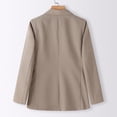 thumbnail image 4 of ZANZEA Women Solid Color Suits Long Sleeve Lapel Neck Casual Elegant Work OL Blazer, 4 of 16